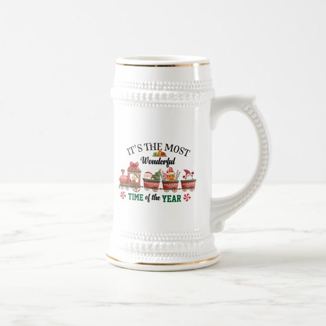 It's The Most Wonderful Time Of The Year Beer Stein (Right)