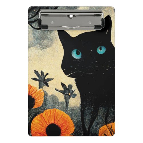 Its the most wonderful time of the year black cat  mini clipboard