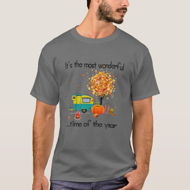 It's The Most Wonderful Time Of The Year - Camping T-Shirt (Front)