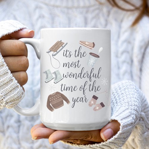 Its the most wonderful time of the year coffee mu coffee mug