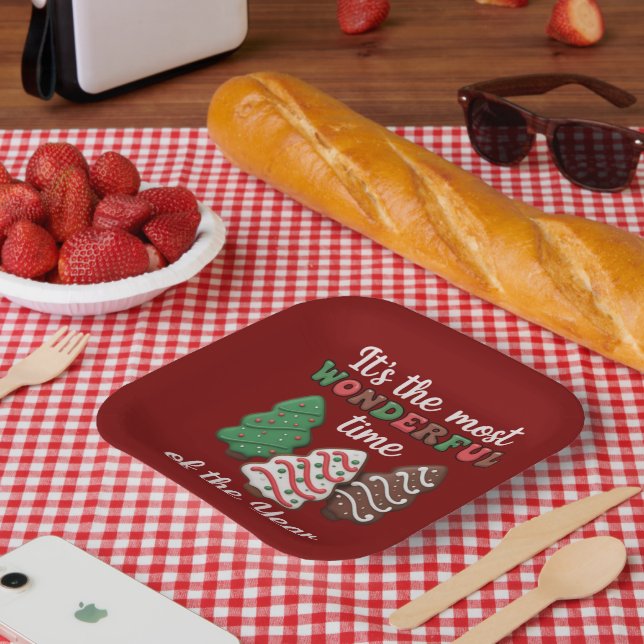 It's The Most Wonderful Time Of The Year Cookie Paper Plates (Picnic)