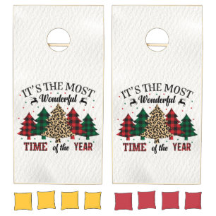 It's The Most Wonderful Time Of The Year Cornhole Cornhole Set