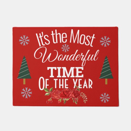 Its The Most Wonderful Time of the Year Doormat