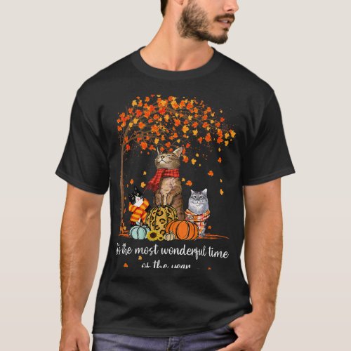 Its The Most Wonderful Time Of The Year Family Cat T_Shirt