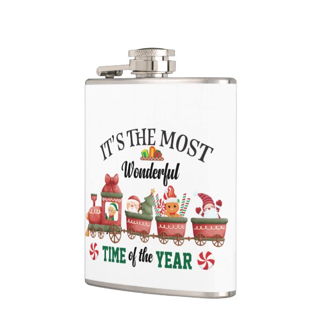 It's The Most Wonderful Time Of The Year Flask (Left)