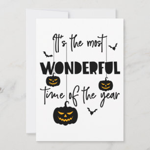 It's the Most Wonderful Time of the Year Halloween Thank You Card