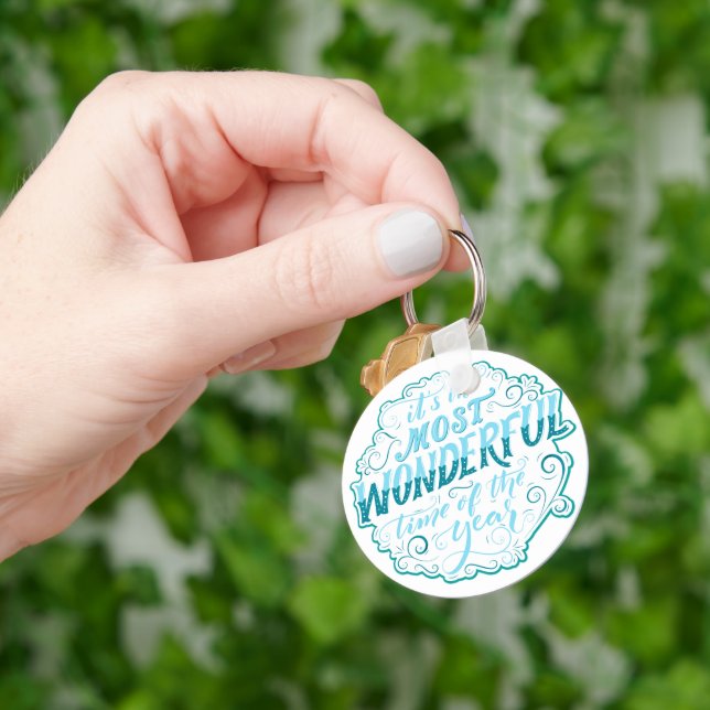 It's the Most Wonderful Time of the Year Keychain (Hand)