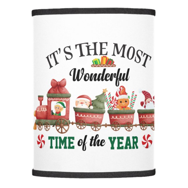It's The Most Wonderful Time Of The Year Lamp Shade (Front)