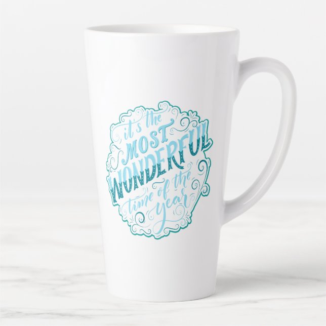 It's the Most Wonderful Time of the Year Latte Mug (Right)