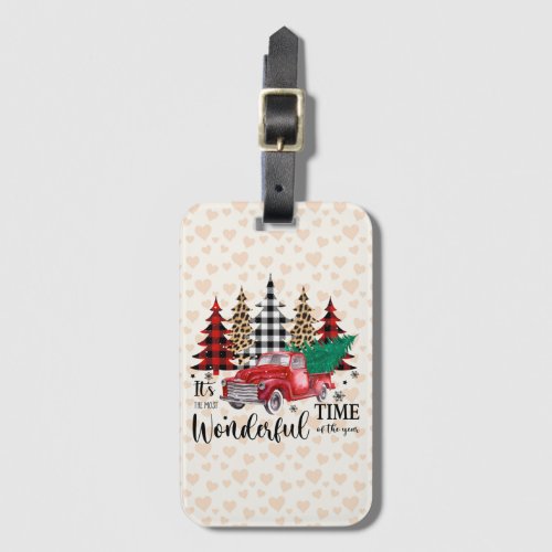 Its the most wonderful time of the year        luggage tag