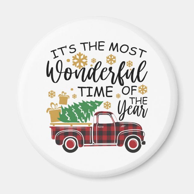 It's The Most Wonderful Time Of The Year Magnet (Front)
