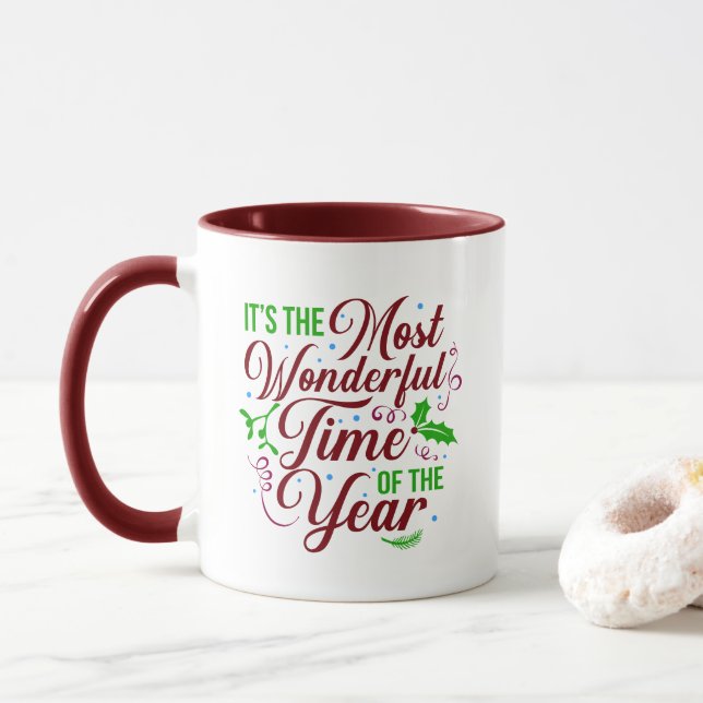 It's the most wonderful time of the year mug (With Donut)