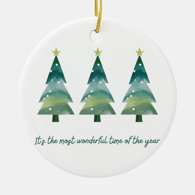 It's the most wonderful time of the year Ornament (Front)