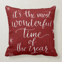 It's The Most Wonderful Time of the Year Pillow