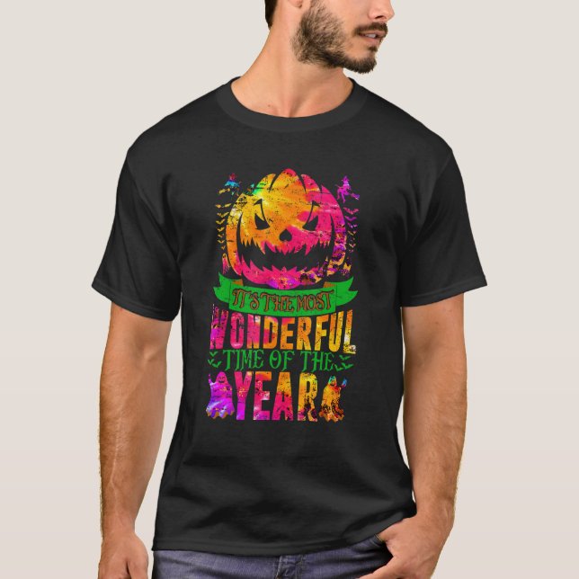 It's The Most Wonderful Time Of The Year Pumpkin H T-Shirt (Front)