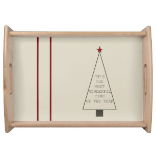 It's The Most Wonderful Time Of The Year Serving Tray