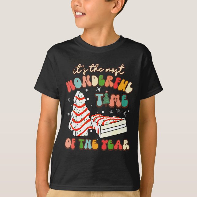 It's The Most Wonderful Time Of The Year Tree Cake T-Shirt (Front)