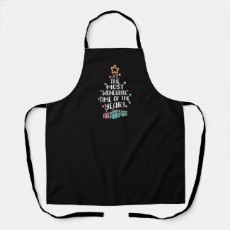 It's The Most Wonderful Time Of The Year Xmas Gift Apron