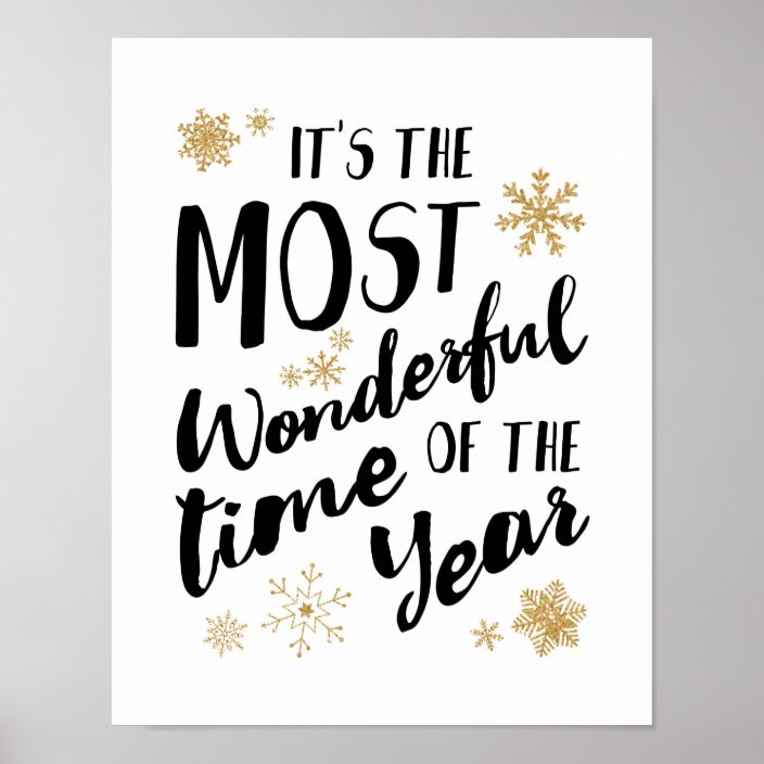 It's the Most Wonderful Time of Year Poster