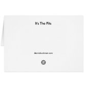 It's The Pits Cards (Back Horizontal)