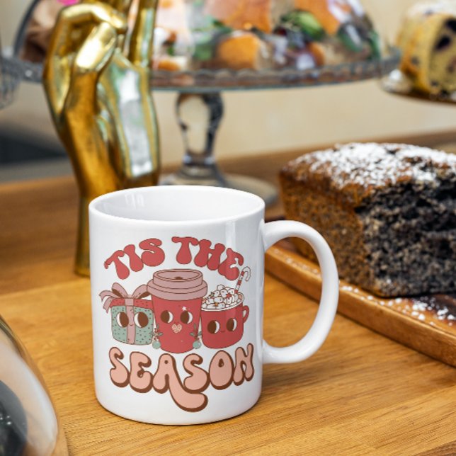 Its the Season Merry Christmas Drinking Coffee Mug (Creator Uploaded)