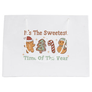 It's The Sweetest Time Of The Year Cute Funny Xmas Large Gift Bag