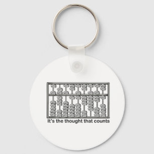 It's the Thought That Counts Keychain