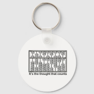 It's the Thought That Counts Keychain