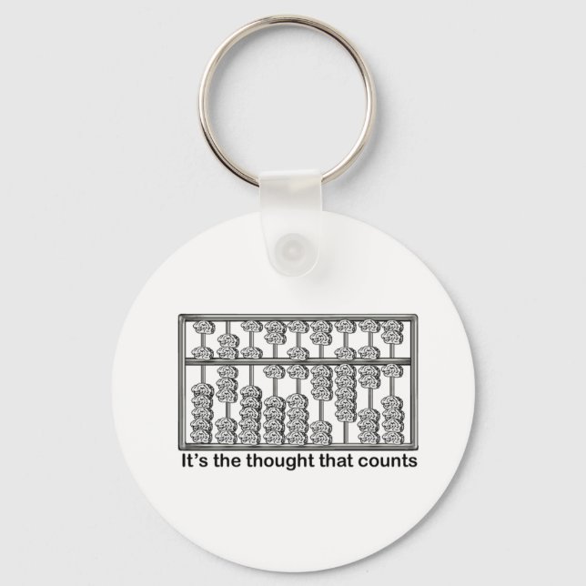 It's the Thought That Counts Keychain (Front)