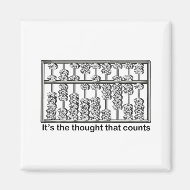 It's the Thought That Counts Magnet (Front)