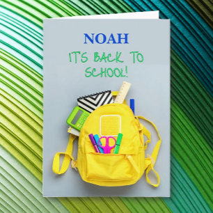 It's Time! Back to School Greeting Card