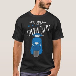 It's Time For A New Adventure Motorcycle Design Bi T-Shirt