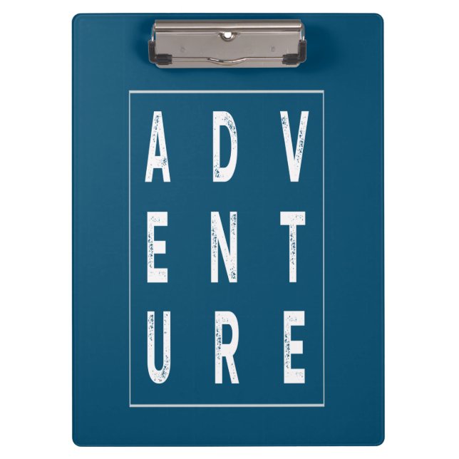 It's time for adventure clipboard (Front)