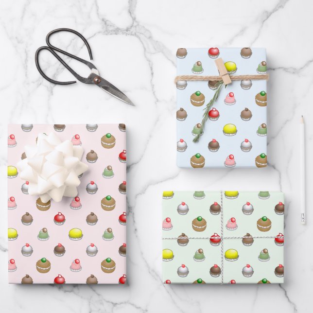 It's time for cakes T-Shirt Wrapping Paper Sheets (Front)