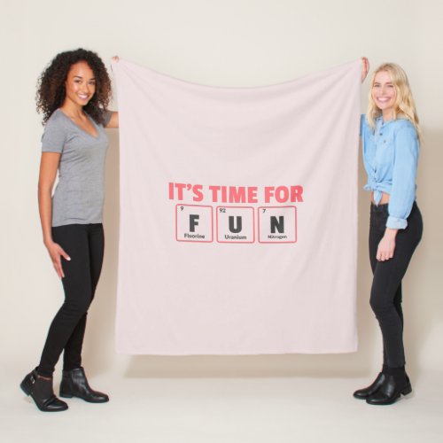 Its Time for Fun Fleece Blanket
