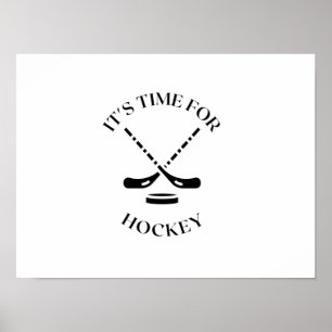 IT'S TIME FOR HOCKEY POSTER