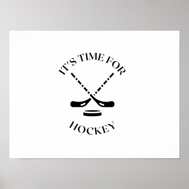 IT'S TIME FOR HOCKEY POSTER (Front)