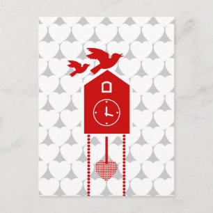 It's time for love postcard