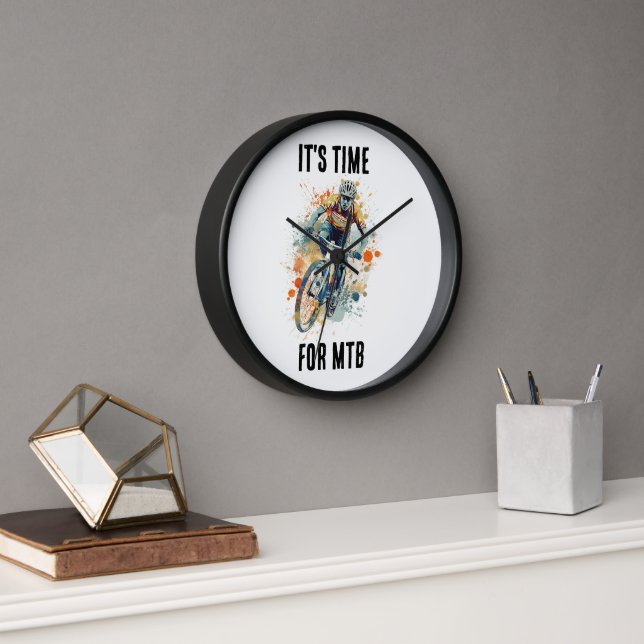 It's Time For MTB - wall clock  (Office)