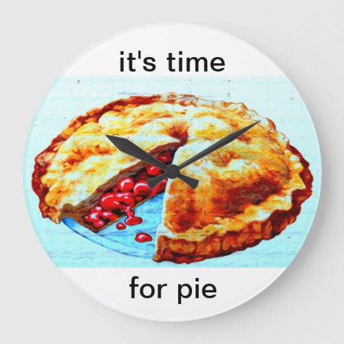 its time for pie clock