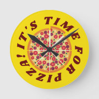 It's Time For Pizza Novelty Decor