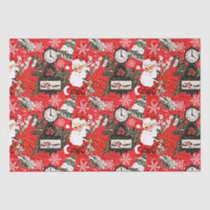 It's Time For Santa Tissue Paper