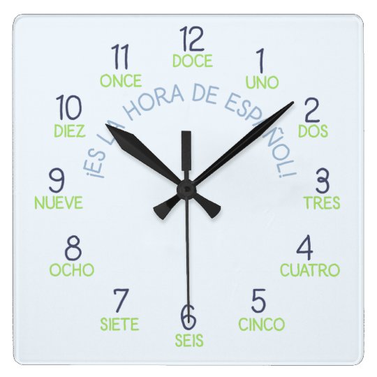 It's Time for Spanish Clock