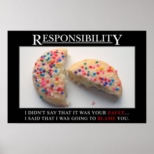 It's time for you to take responsibility (S) Poster (Front)