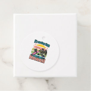 It's Time Surfing - Hawaii Favor Tags