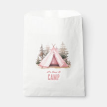 It's Time to Camp Gift Favor Bag