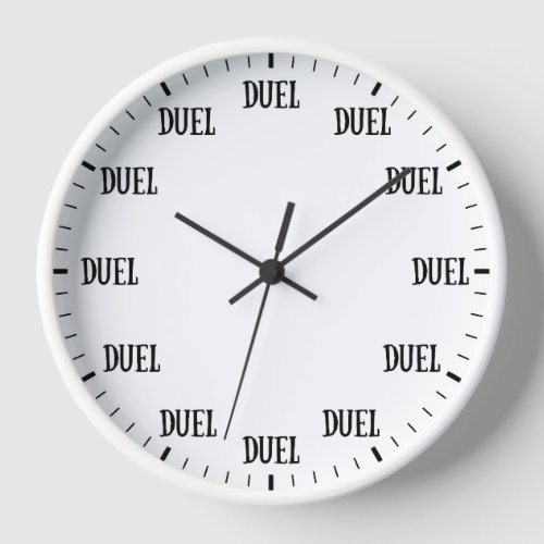 Its Time to Duel Clock _ Funny Dueling Hour Clock