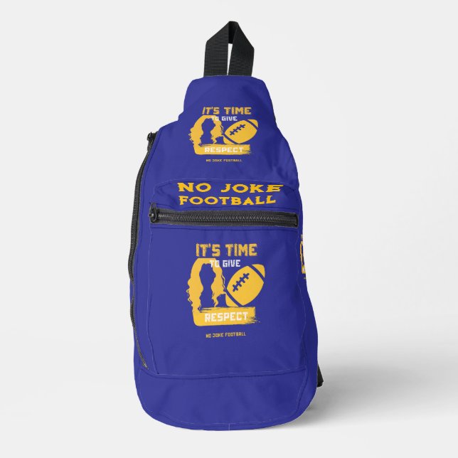 Its Time to Give WTF Respect Sling Bag (Front)