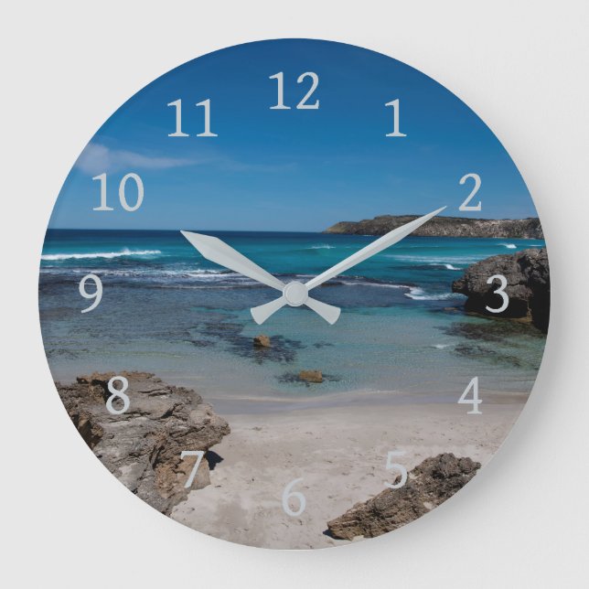 It's time to go to paradise large clock (Front)