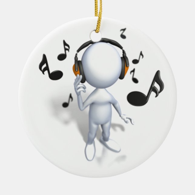 It's Time to Jam Ceramic Ornament (Front)